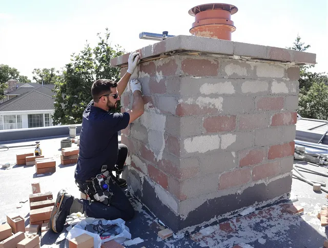Advanced chimney repair process by Port Chester Chimney Sweep in Port Chester, NY