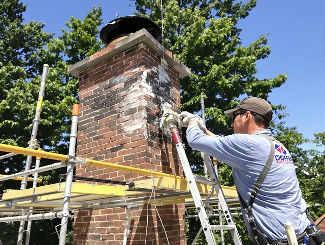 Structural chimney repair by Port Chester Chimney Sweep in Port Chester, NY