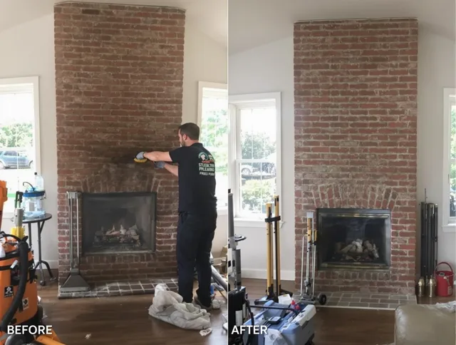 Finished chimney sweeping service by Port Chester Chimney Sweep in Port Chester, NY