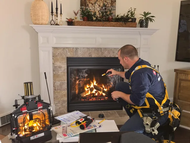 Safety-focused fireplace inspection by Port Chester Chimney Sweep in Port Chester, NY